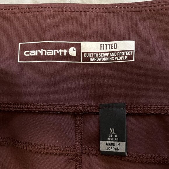 Carhartt Women's Force Lightweight Utility Legging in Brown - Picture 10 of 10